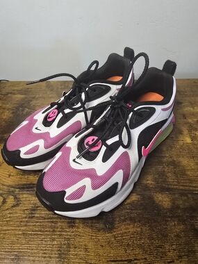 Nike Air Max 200 "Have A Nike Day" Pink Smiley Sneakers Size 8.5